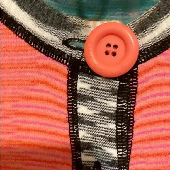 One Girl Who Women's Multicolored Button Front Long Sleeve Cardigan Size Small - Picture 4 of 5